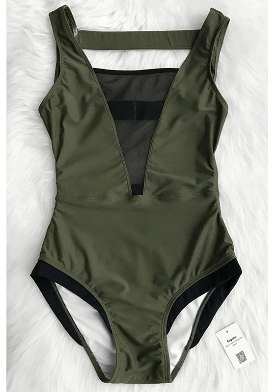 Army Green One-piece