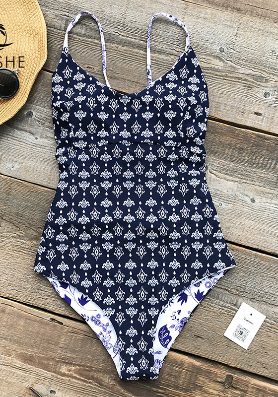 Light Up The Night Print One-piece