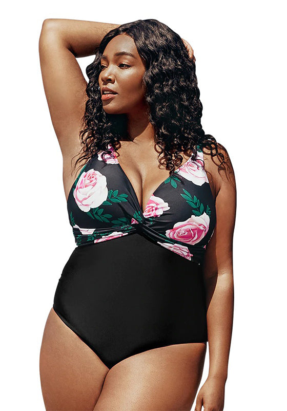 Floral Twist One Piece