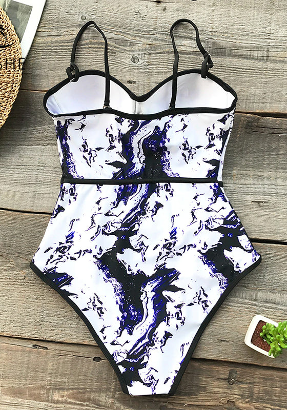 Tie-dye One-piece Swimsuit