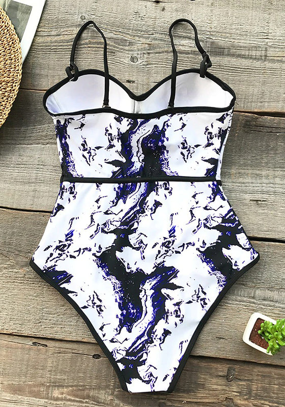 Tie-dye One-piece Swimsuit