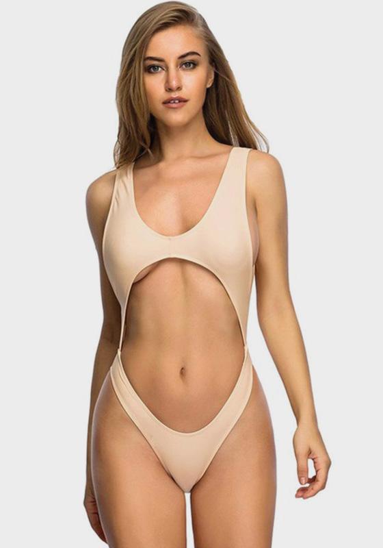 Luna Low V Neck Scoop One Piece