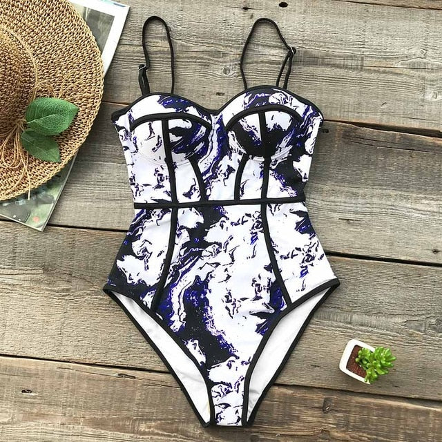 Tie-dye One-piece Swimsuit