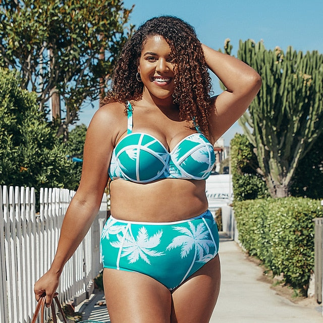 Push Up High Waist Bikini Set