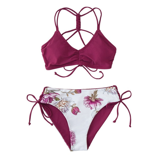 Reversible Bottom Bikini Set